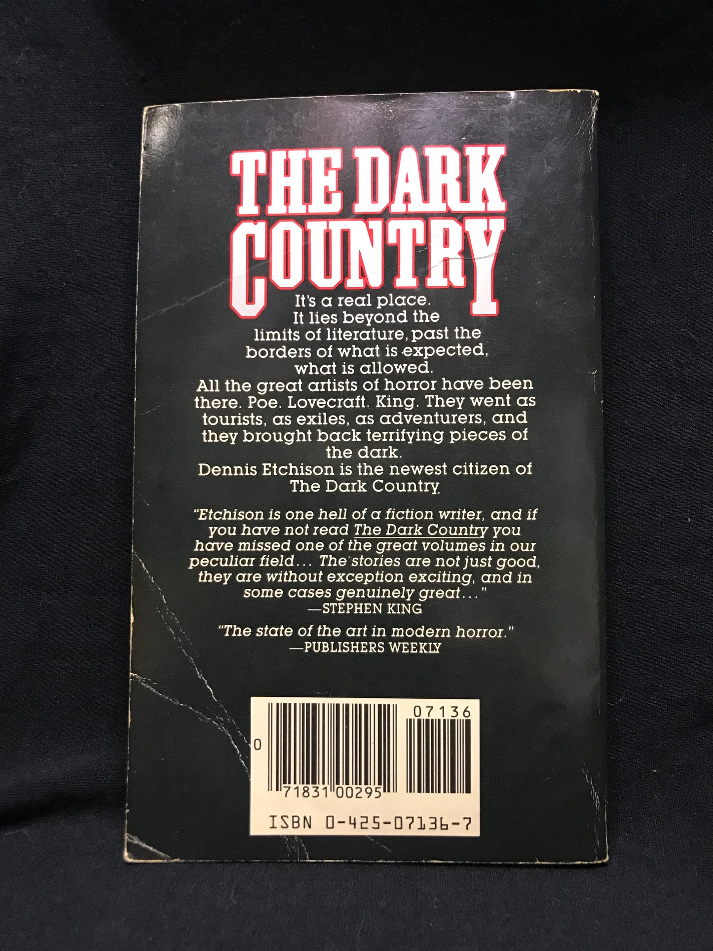 The Dark Country by Dennis Etchison