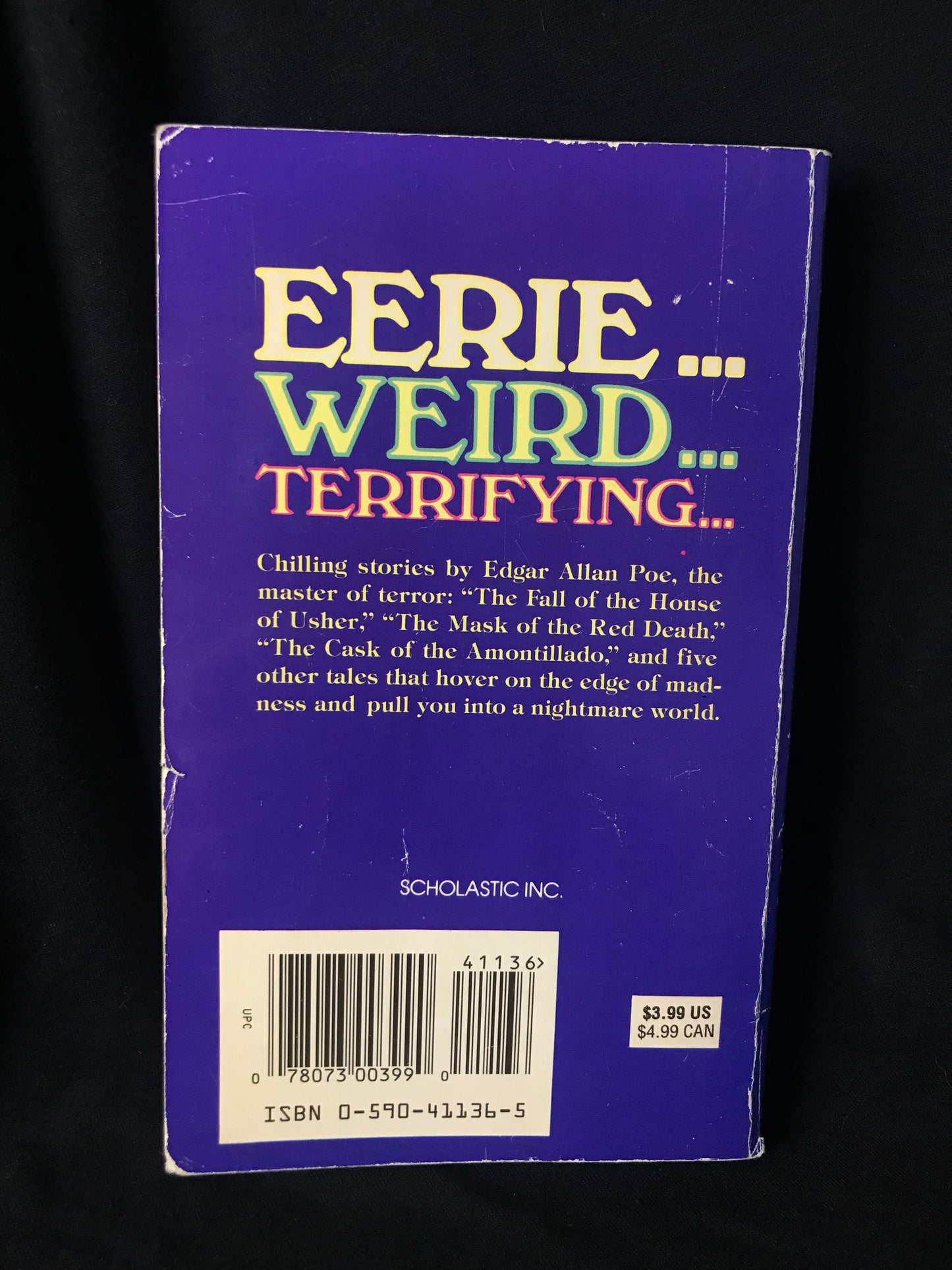 Eight Tales of Terror by Edgar Allen Poe