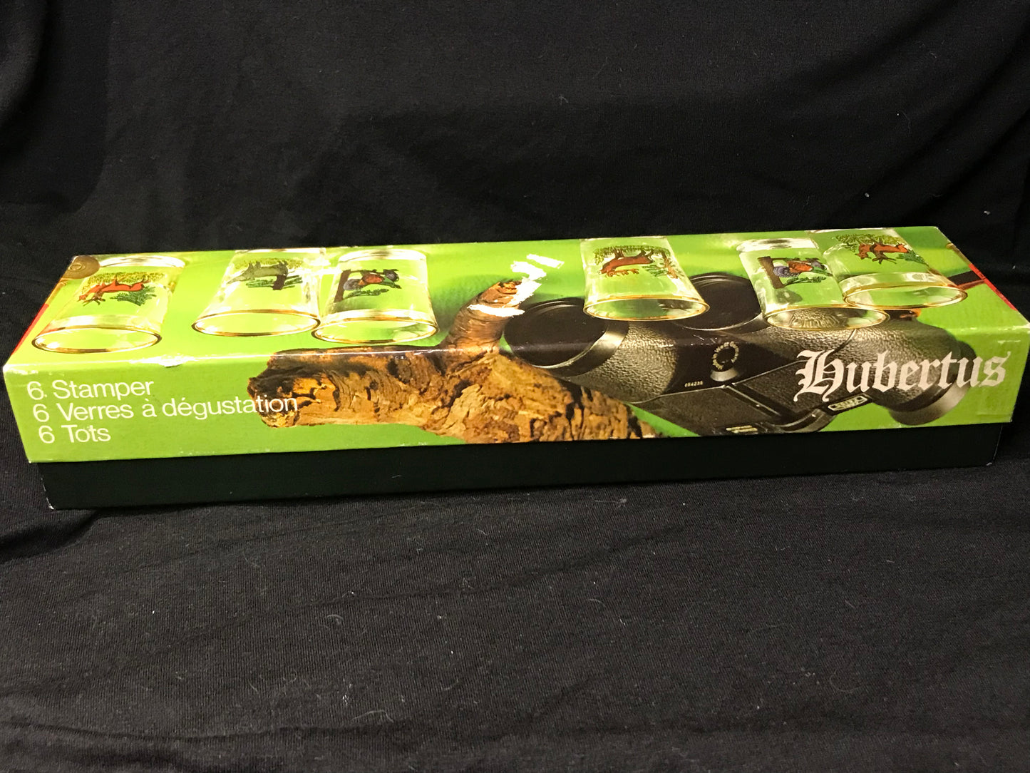 Vintage 1950's German Wildlife Shot Glasses