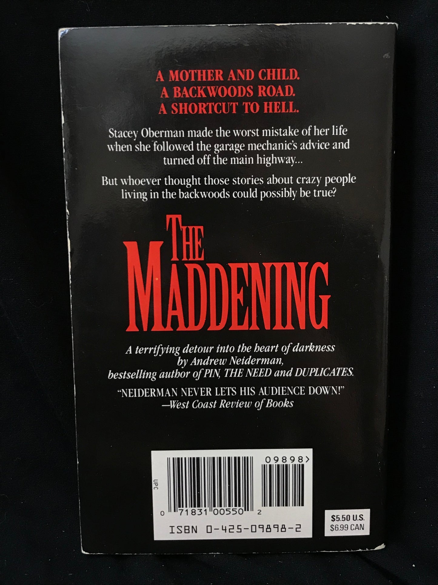 The Maddening by Andrew Neiderman