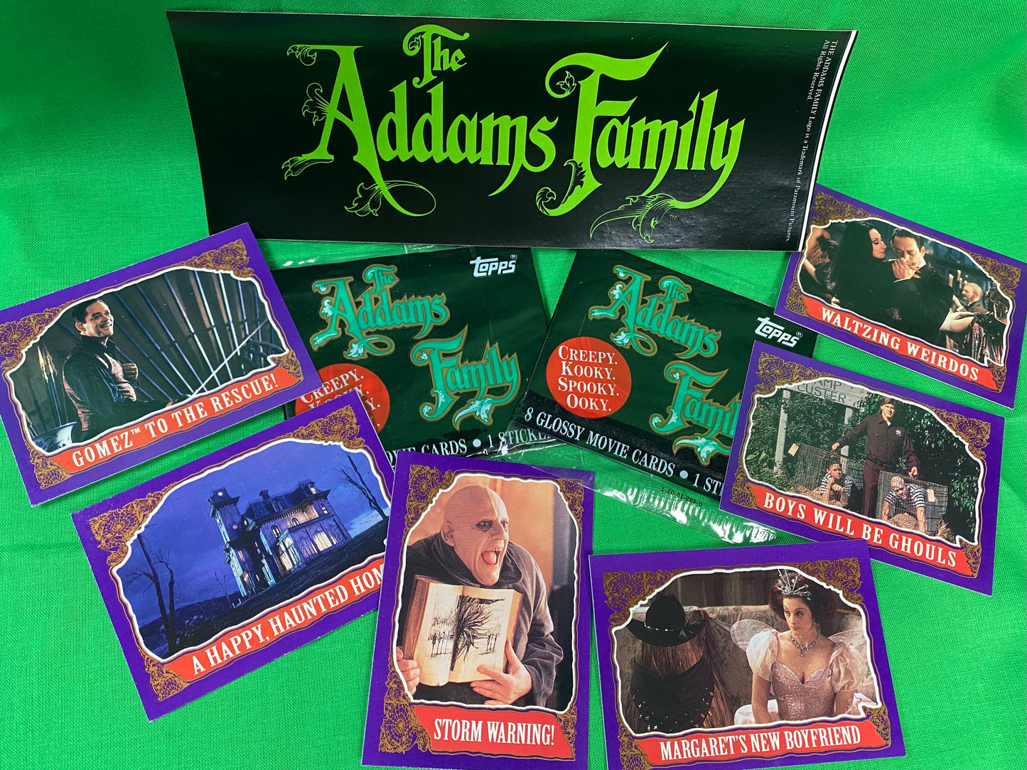 Addams Family Trading Card+Sticker Packs