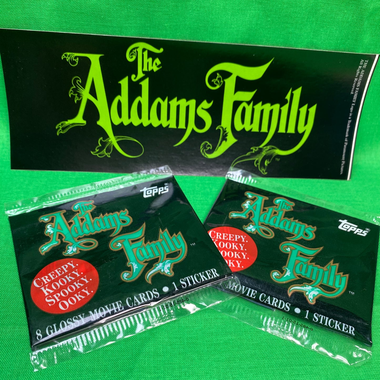 Addams Family Trading Card+Sticker Packs