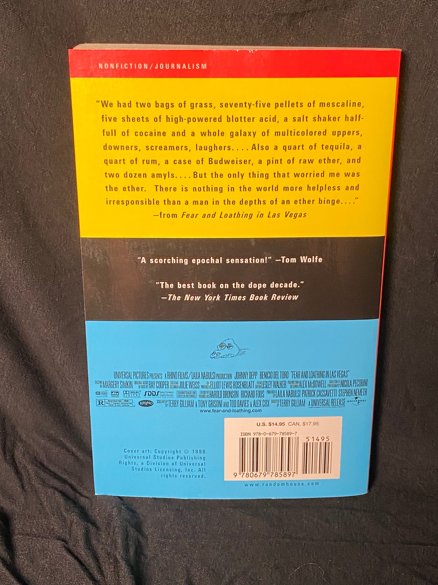 Fear and Loathing in Las Vegas by Hunter S. Thompson