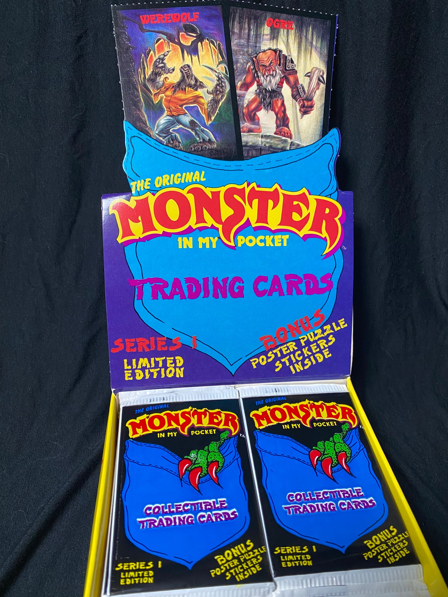 Vintage Monster In My Pocket Trading Cards