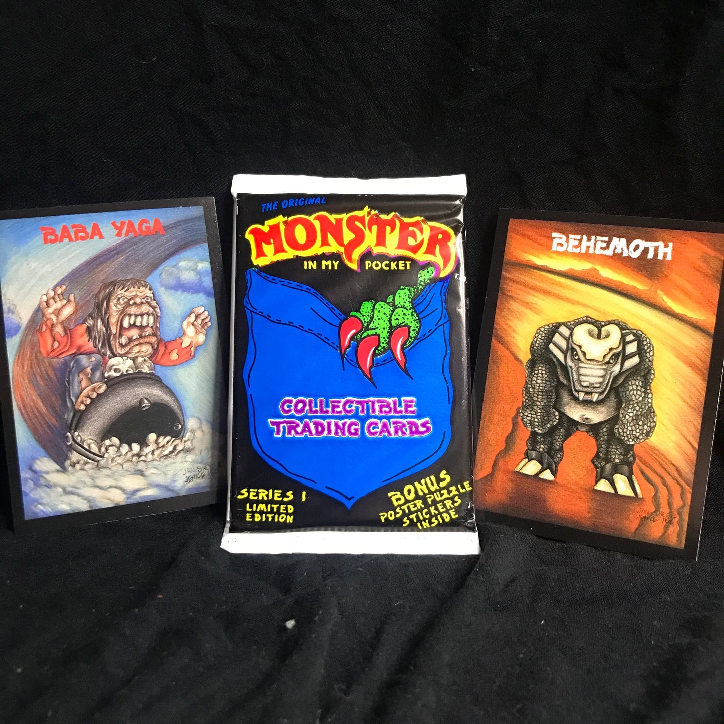 Vintage Monster In My Pocket Trading Cards