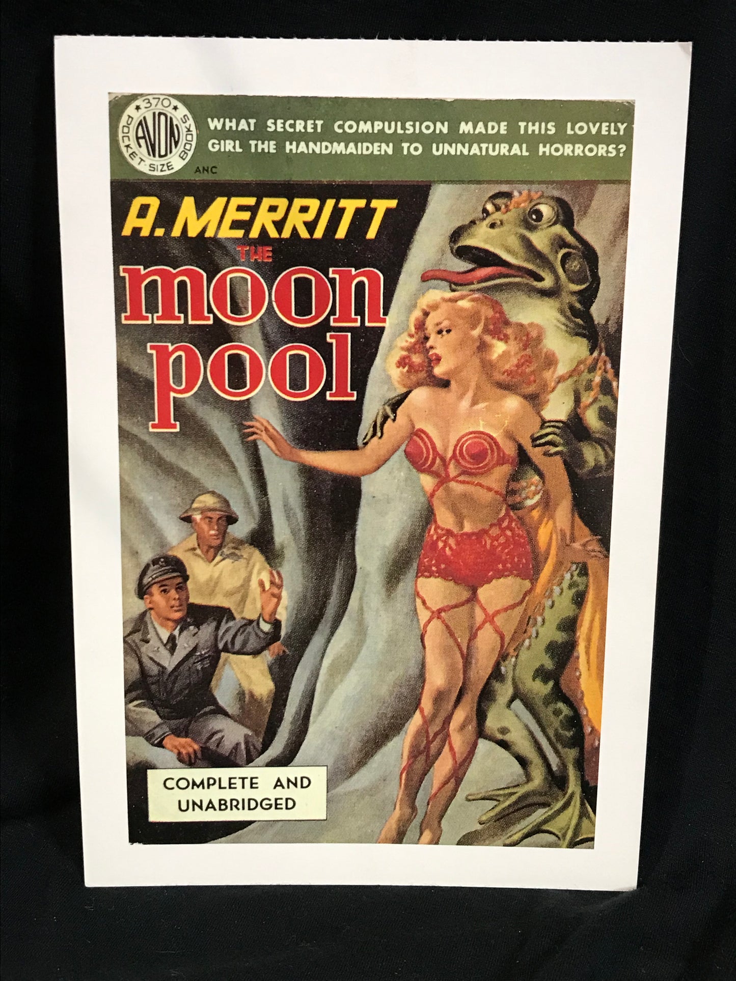 "The Moon Pool" oversized Post Card