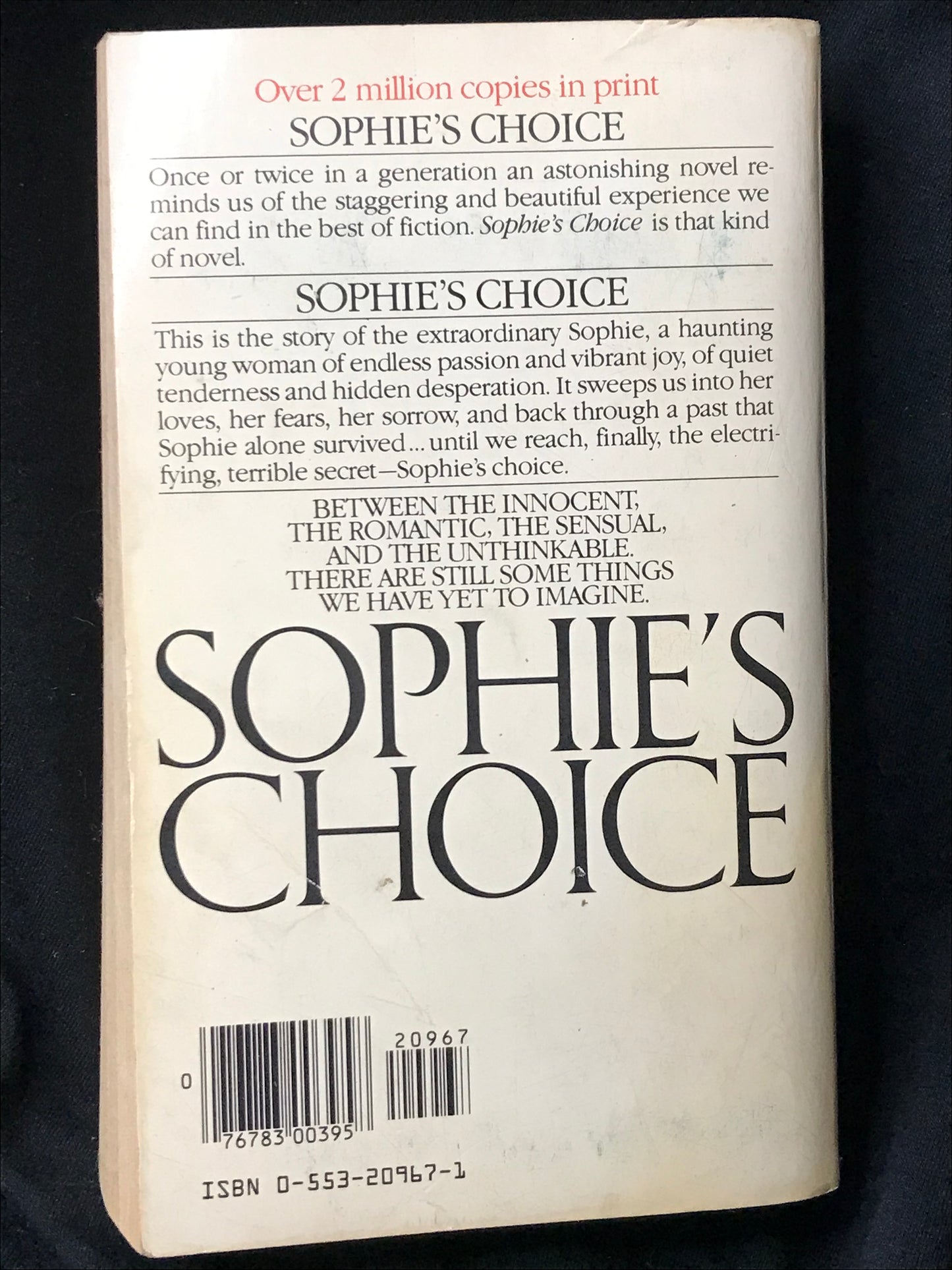 Sophie's Choice by William Styron